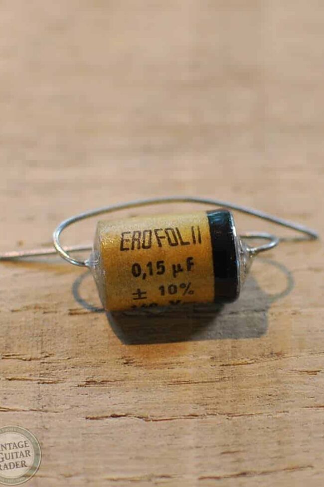 EROFOL II condensator 0.15uf 160v NOS 1960's